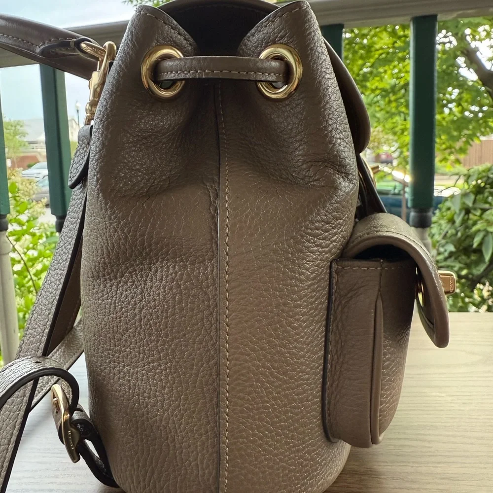Coach compact backpack